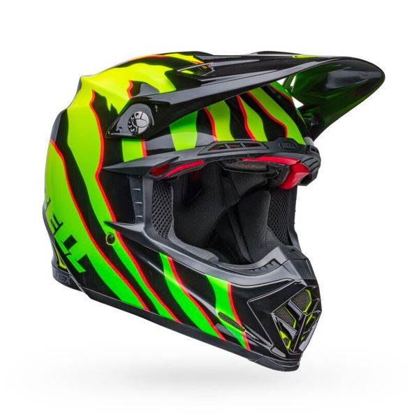 Motocross Bell Moto-9S Flex Claw Black Green