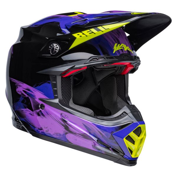 Motocross Bell Moto-9S Flex Slayco Black Purple