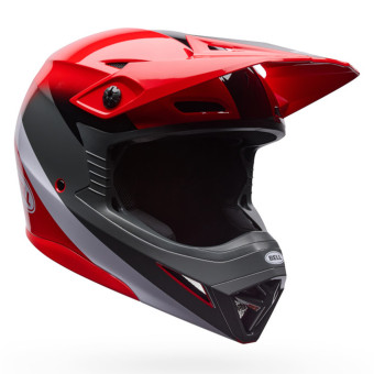 Casque Motocross Bell MX-10 Mips Aviator Red Black
