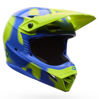 Casque Motocross Bell MX-10 Mips Camo Fluorescent Yellow