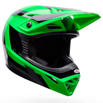 Casque Motocross Bell MX-10 Mips Dyno Green Grey