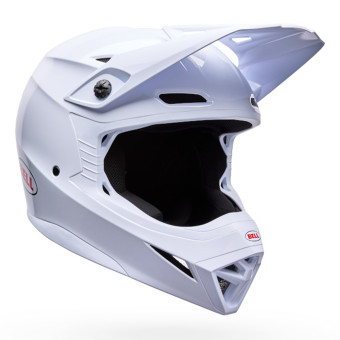 Casque Motocross Bell MX-10 Mips Solid White