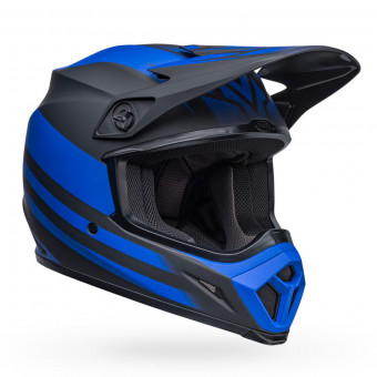 Motocross Bell MX-9 Mips Disrupt Matt Black Blue