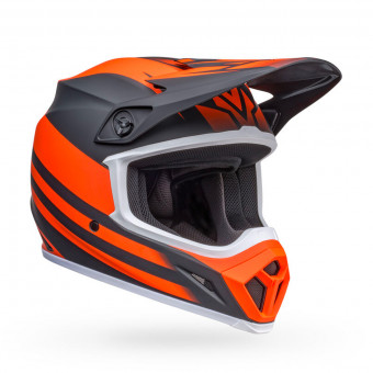 Motocross Bell MX-9 Mips Disrupt Matt Black Orange