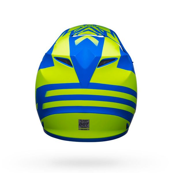 Bell MX-9 Mips Disrupt Matt Classic Blue Hi-Viz Yellow