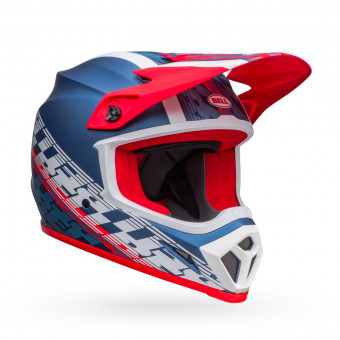 Motocross Bell MX-9 Mips Offset Matt Blue White