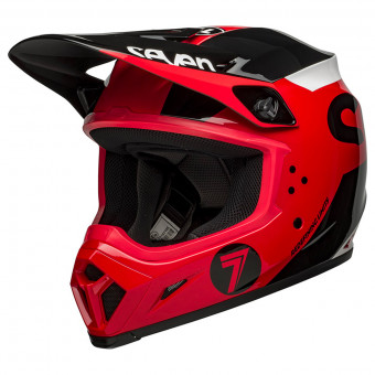 Motocross Bell MX-9 Mips Seven Phaser Red