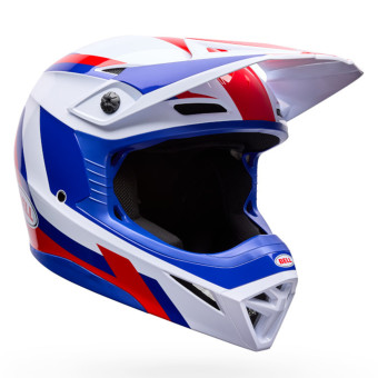 Casque Motocross Bell Youth MX-10 Mips Dyno Red White Casque Motocross Bell Youth MX-10 Mips Dyno Red White