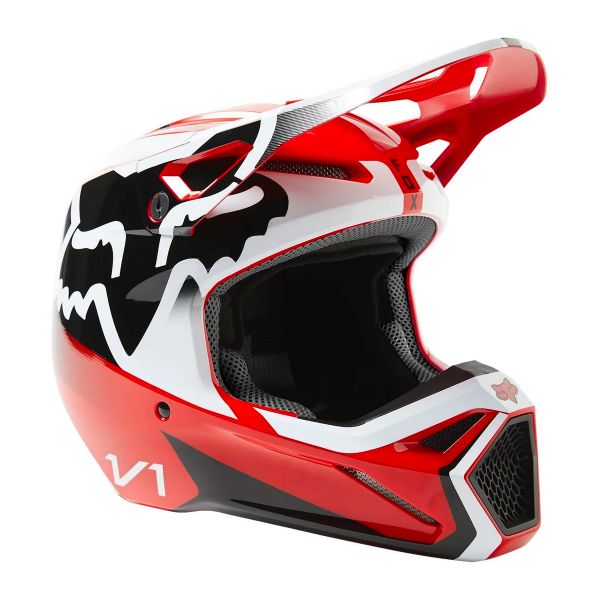 Motocross FOX V1 Leed Flo Red