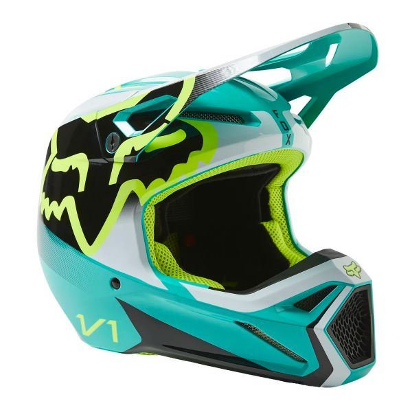 Motocross FOX V1 Leed Teal