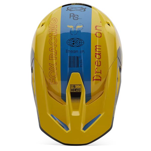 FOX V1 Race Spec Pale Yellow