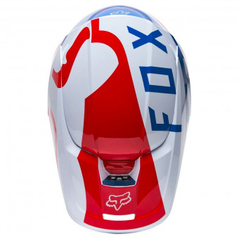 FOX V1 Skew White Red Blue