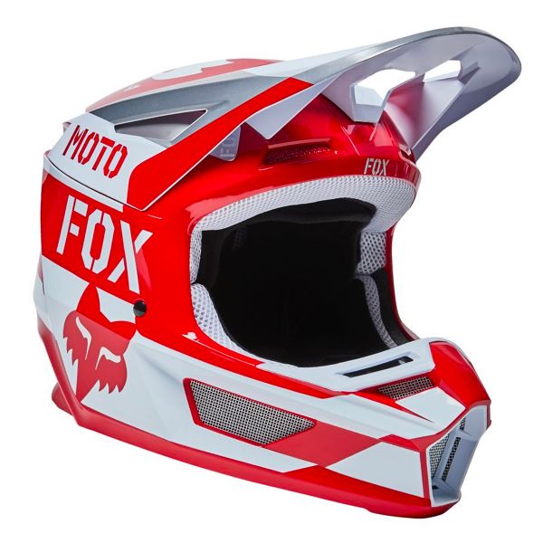 Motocross FOX V2 Nobyl Flame Red