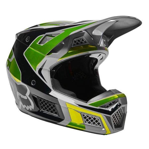 Motocross FOX V3 RS Mirer Fluo Yellow