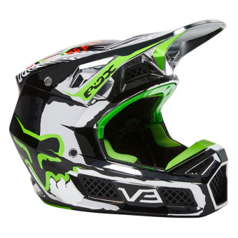 Motocross FOX V3 RS Ryke Chrome