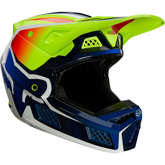 Motocross FOX V3 RS Wired Fluo Yellow