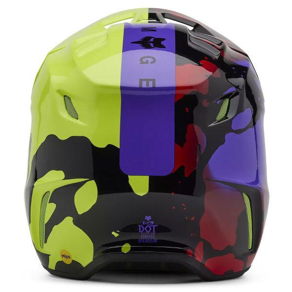 FOX V3 Throttle Fluo Yellow