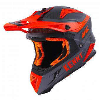 Motocross Kenny Titanium Carbon Neon Orange