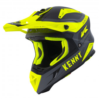 Motocross Kenny Titanium Carbon Neon Yellow
