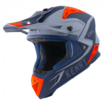 Motocross Kenny Titanium Graphic Matt Navy Orange