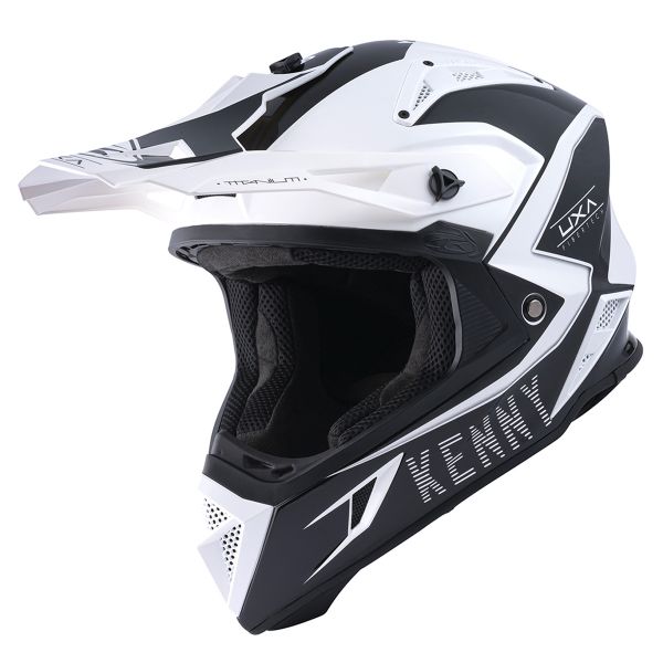 Motocross Kenny Titanium Graphic White Black