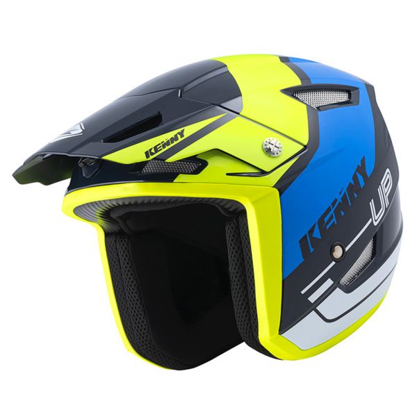 Motocross Kenny Trial Up Graphic Blue Neon Yellow