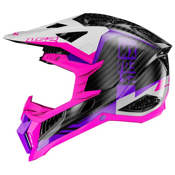 Motocross LS2 X-Force Victory Fluo Pink Purple MX703
