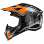 Casque Motocross LS2 X-Force Victory Titanium Orange MX703