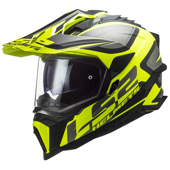 Casque Motocross LS2 Explorer Alter Mat Black H-V Yellow MX701 Casque Motocross LS2 Explorer Alter Mat Black H-V Yellow MX701