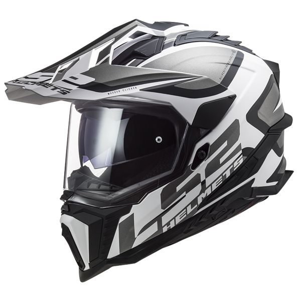 Motocross LS2 Explorer Alter Mat Black White MX701 Motocross LS2 Explorer Alter Mat Black White MX701