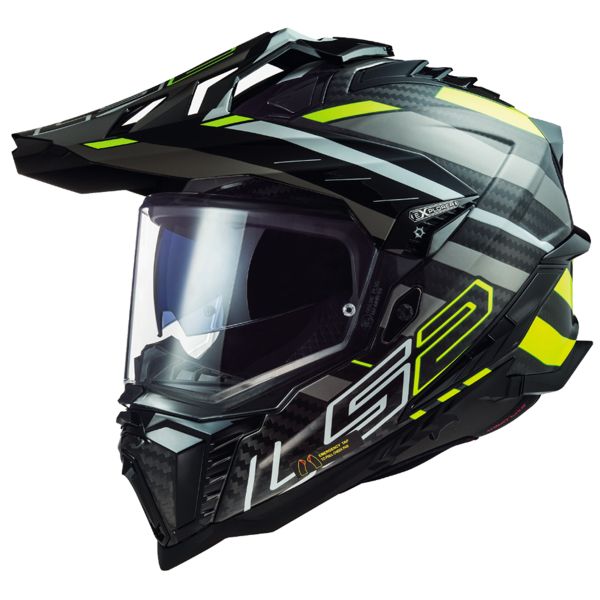 Motocross LS2 Explorer C Edge Black H-V Yellow MX701 Motocross LS2 Explorer C Edge Black H-V Yellow MX701