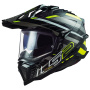 Casque Motocross LS2 Explorer C Edge Black H-V Yellow MX701