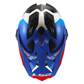 LS2 Explorer Hexa White Blue Red MX701