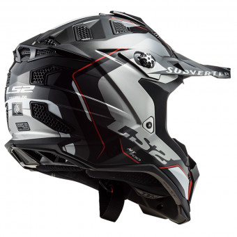 LS2 Subverter Arched Black Silver Titanium MX700