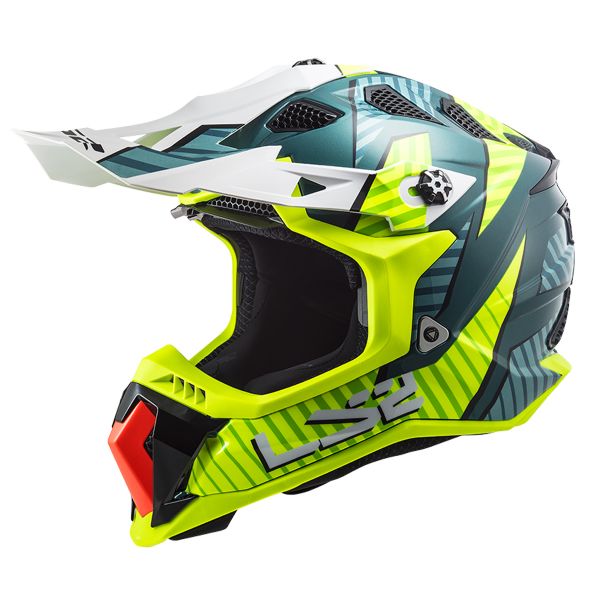 Motocross LS2 Subverter Evo Astro H-V Yellow MX700