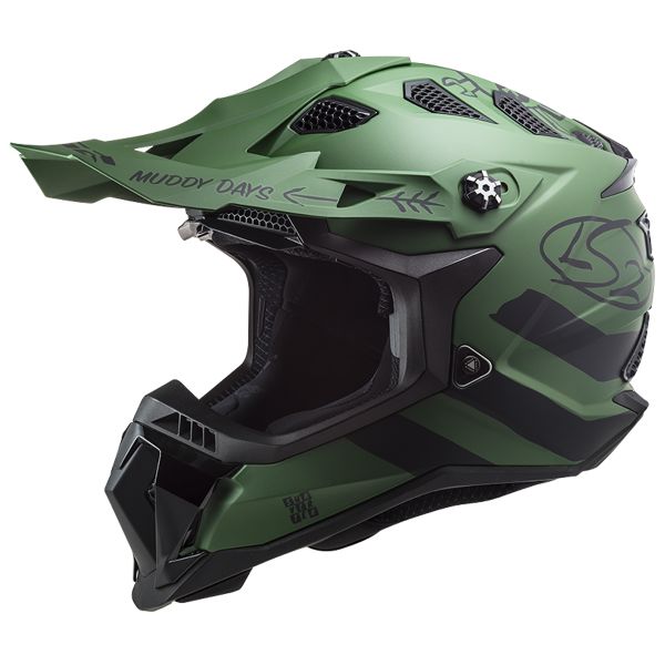 Motocross LS2 Subverter Evo Cargo Mat Military Green MX700