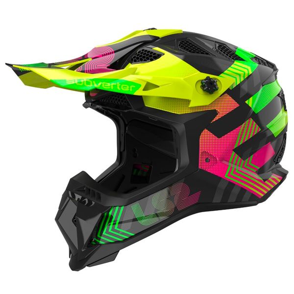 Motocross LS2 Subverter Evo II Chromatic Black MX700