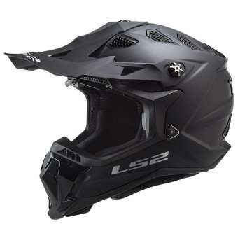 Casque Motocross LS2 Subverter Evo II Full Black MX700 Casque Motocross LS2 Subverter Evo II Full Black MX700