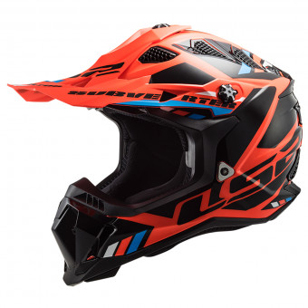 Motocross LS2 Subverter Stomp Fluo Orange Black MX700