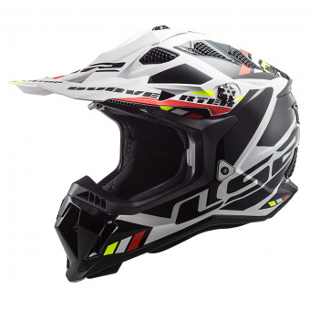 Motocross LS2 Subverter Stomp White Black MX700
