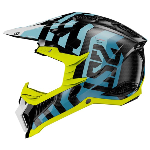 Motocross LS2 X-Force Barrier Sky Blue MX703