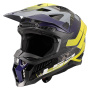 Casque Motocross LS2 X-Force Galuo Grey H-Vis Yellow MX703