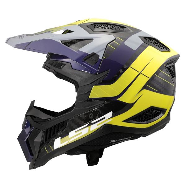 LS2 X-Force Galuo Grey H-Vis Yellow MX703