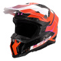 Casque Motocross LS2 X-Force Galuo Orange MX703