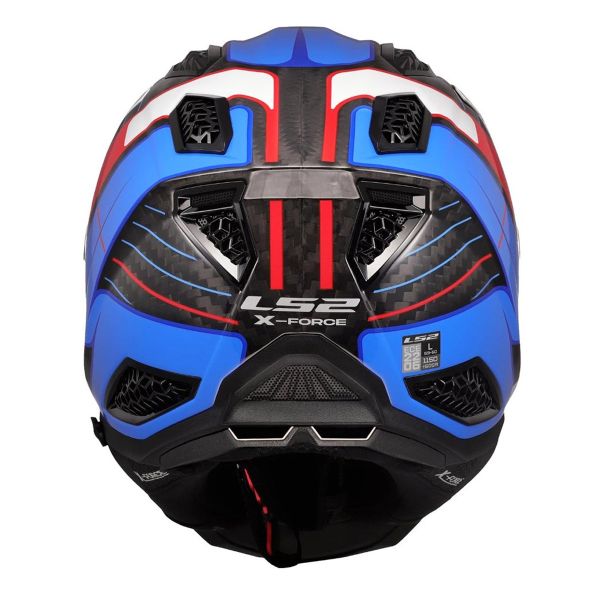 LS2 X-Force Galuo White Red Blue MX703