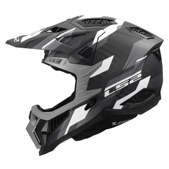 Motocross LS2 X- Force Phantom Black Grey MX703