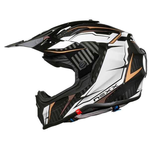 Motocross Nexx X.WRL Atika White Gold