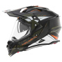 Casque Motocross NOX N312 Track Kaki Shiny Orange