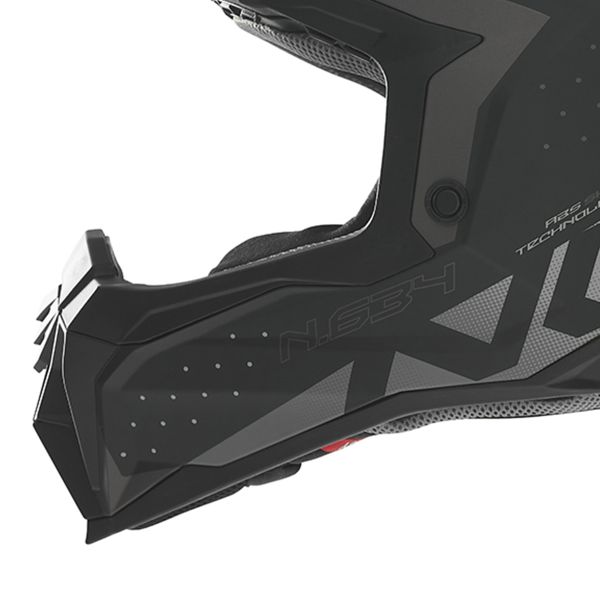 NOX N634 Gradiant Matt Black Silver