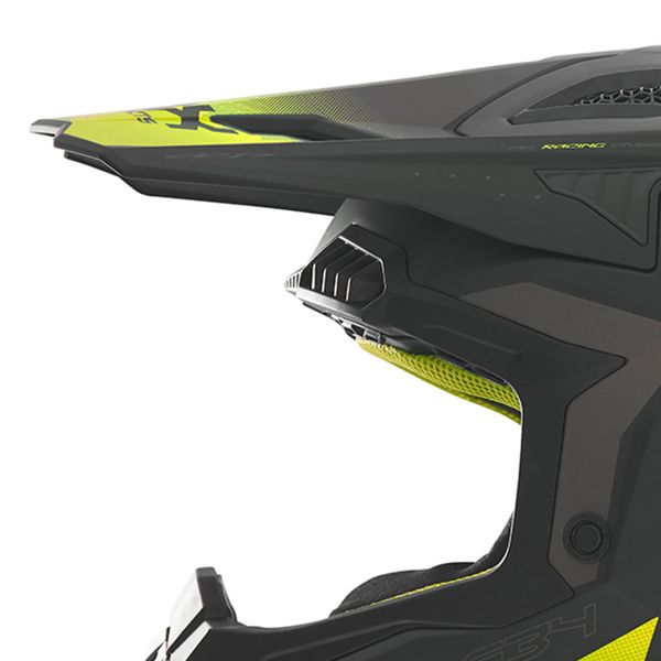 NOX N634 Gradiant Matt Black Yellow